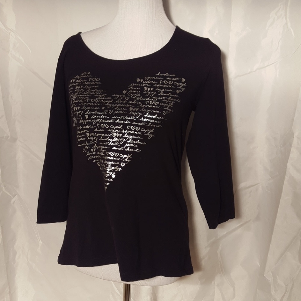 Chico's heart shirt